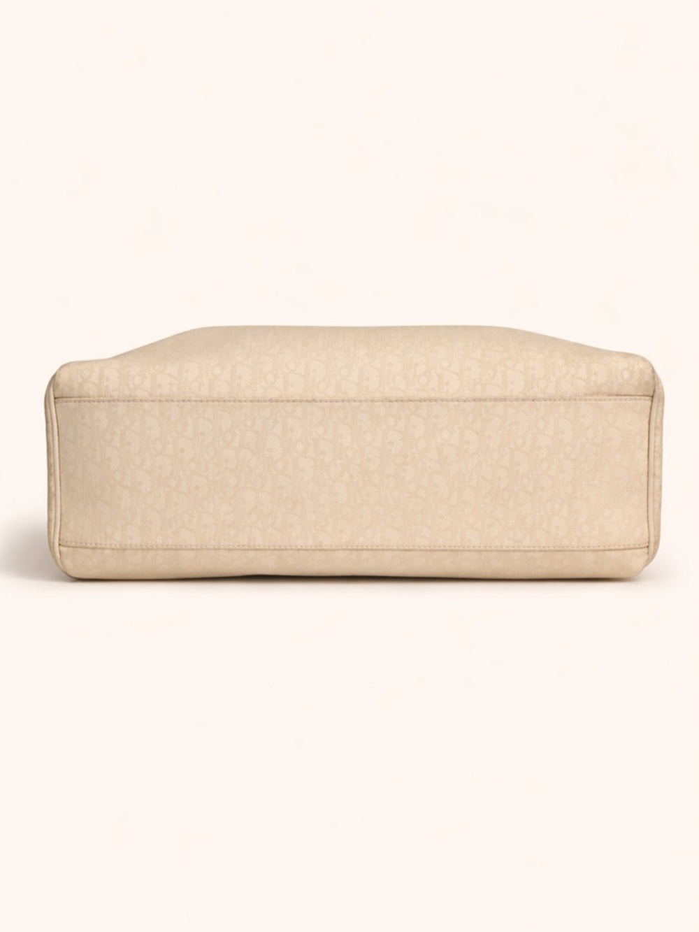 Christian Dior Diorissimo Trotter Canvas Tote Cream Charm - Picture 5 of 10